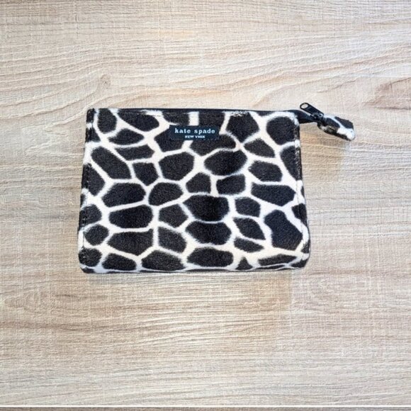 NWOT Kate Spade Giraffe Pattern Faux Fur Clutch - Picture 7 of 7